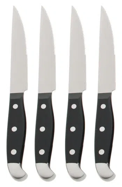 Henckels Cutlery Statement 4-piece Steak Knife Set In Black