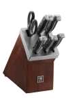 Henckels Cutlery Statement 7-pc Ss Block Set In Silver