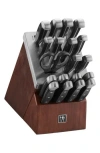 Henckels Cutlery Statement Knife Block 20-piece Set In Silver