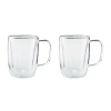 Henckels Double Wall Espresso Glass 2-pc. Mug In Transparent