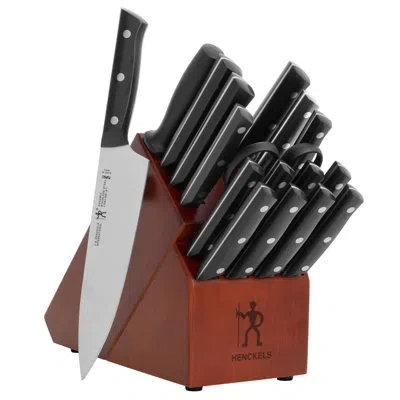 Henckels Dynamic 18-piece Knife Block Set In Black