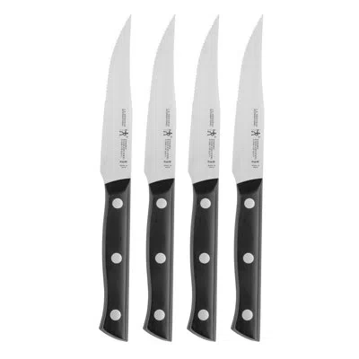 Henckels Dynamic 4-piece Steak Knife Set In Black