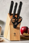 Henckels Dynamic 7-pc Knife Block Set In Stainless Steel