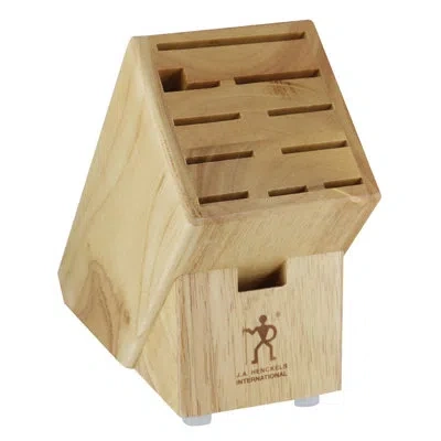Henckels Edge Maintenance Hardwood Knife Block, Knife Storage, 11-slot In Multi