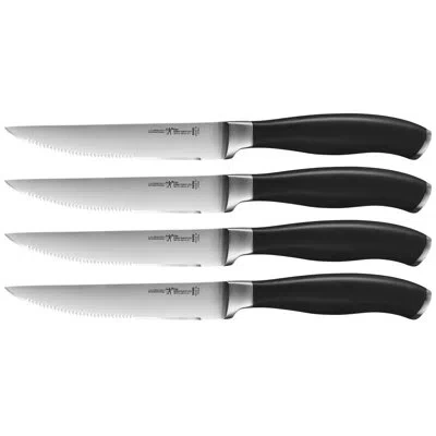 Henckels Elan 4-piece Steak Knife Set In Black