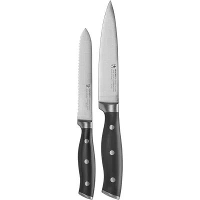 Henckels Forged Accent 2-piece Utility Set In Black