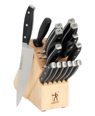 Henckels Forged Premio 17-piece Knife Block Set In Brown
