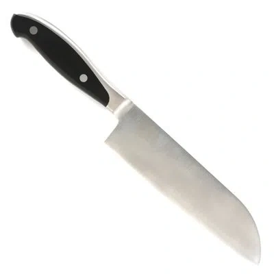 Henckels Forged Synergy Hollow Edge Santoku Knife In Black