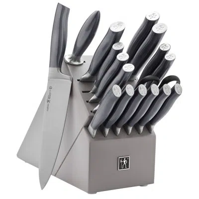 Henckels Graphite 18-piece Knife Block Set In Gray