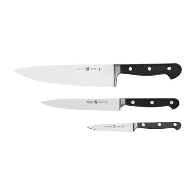 Henckels International Classic 3-pc. Starter Knife Set In Black