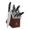 Henckels International Definition Self Sharpening 7-pc. Knife Block Set In Black
