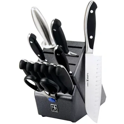 Henckels International Forged Synergy 13-pc. Knife Block Set In Black