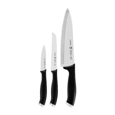 Henckels International Silvercap 3-pc. Knife Set In Gray