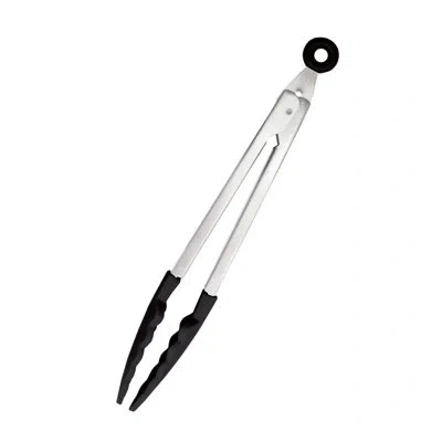 Henckels International Stainless Steel Silicone Tongs In Silver;black
