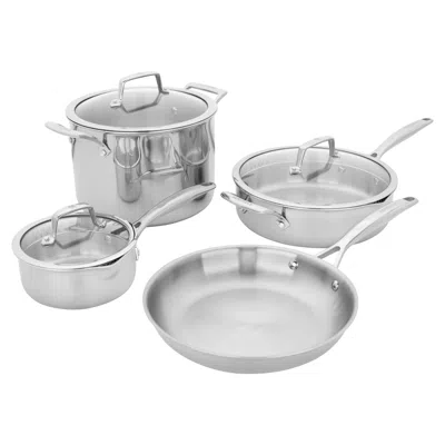 Henckels Legacy 7-pc Stainless Steel Cookware Set In Silver