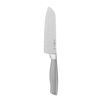 Henckels Modernist Hollow Edge Santoku Knife In Silver