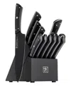 Henckels Noir 13-pc. Knife Block Set In Black