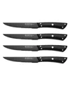 Henckels Noir 4-pc. Steak Knife Set In Black