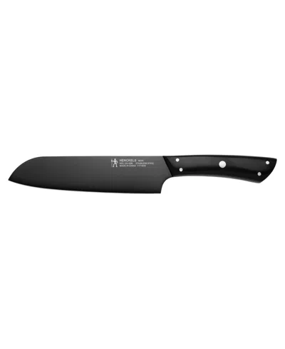 Henckels Noir 7" Santoku Knife In Black
