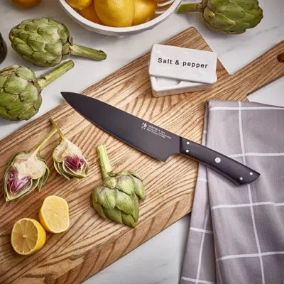 Henckels Noir 8-inch Chef's Knife In Black