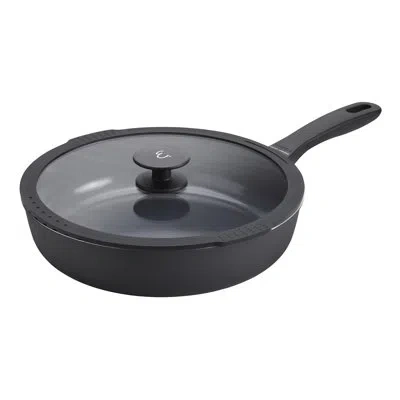 Henckels Nola 3.9-qt Aluminum Ceramic Nonstick Saute Pan With Lid In Black