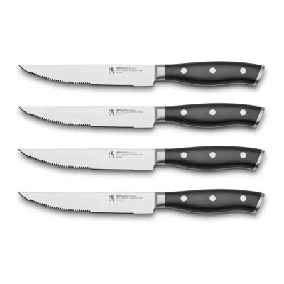 Henckels Nola 4-pc Steak Knife Set In Black