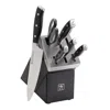 Henckels Nola 7-pc Self-sharpening Knife Block Set In Black