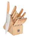 Henckels Pakka 14-pc. Knife Block Set In Brown