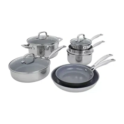 Henckels Stainless Steel 10-pc. Cookware Set In Silver