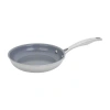 Henckels Clad H3 8-inch Stainless Steel Ceramic Nonstick Fry Pan In Silver