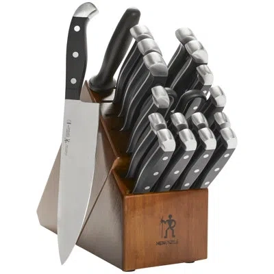 Henckels Statement 20-piece Knife Block Set - Dark Brown In Black
