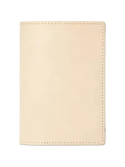 Hender Scheme Contrast-stitch Leather Card Holder In Pink