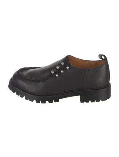 Pre-owned Hender Scheme Leather Loafers In Black