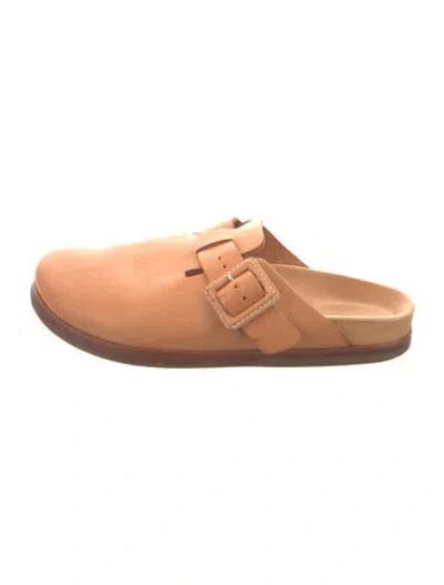 Pre-owned Hender Scheme Leather Mules In Brown