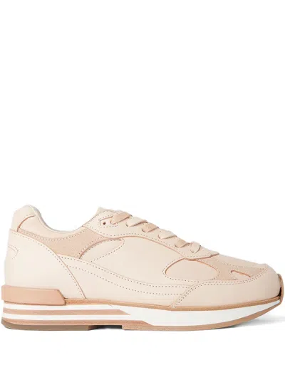 Hender Scheme Leather Panelled Lace-up Sneakers