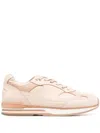 Hender Scheme Leather Panel Sneakers In Beige