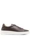 Henderson Baracco 35mm Soho Lace-up Sneakers In Brown