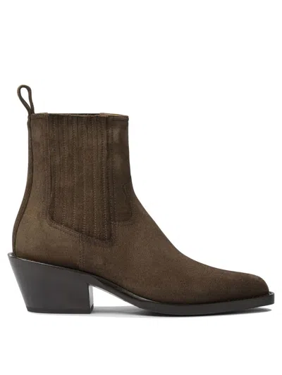 Henderson Baracco Ankle Boots In Brown