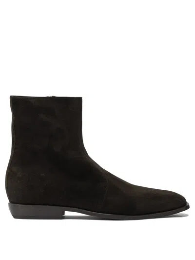 Henderson Baracco Ankle Boots Brown In Black
