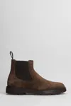 HENDERSON BARACCO ANKLE BOOTS IN BROWN SUEDE