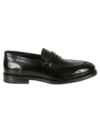 Henderson Baracco Classic Block-heel Loafers In Black