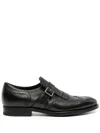 Henderson Baracco Fringe-detail Monk Shoes In Black