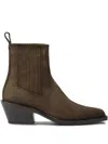 Henderson Baracco Henderson Pull-tab Heeled Boots In Brown