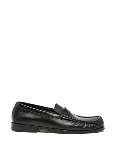Henderson Baracco Hugo Leather Loafers In Black