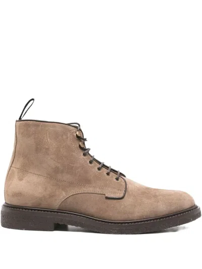 Henderson Baracco Lace-up Boots In Brown