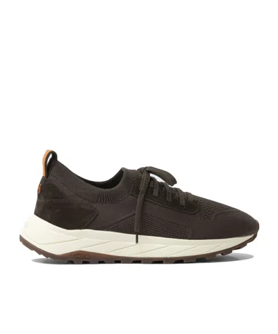 Henderson Baracco Lace-up Sneakers In Brown