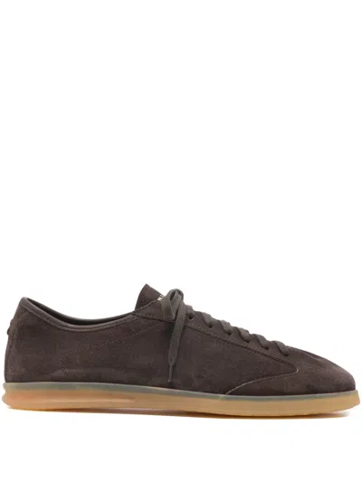 Henderson Baracco Lace-up Low-top Sneakers In Brown