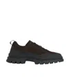 Henderson Baracco Laced Sneakers In Black
