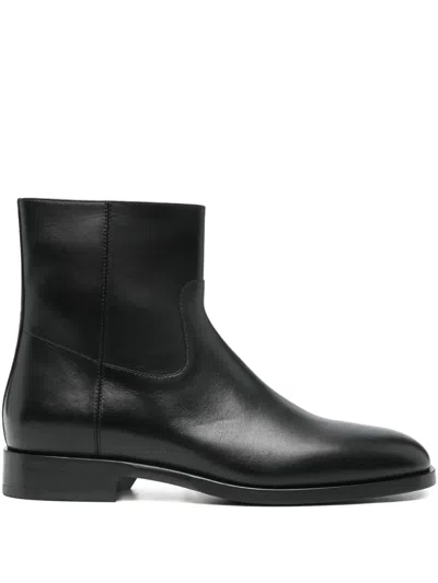 Henderson Baracco Leather Boots In Black