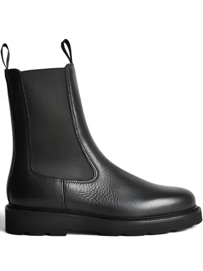 Henderson Baracco Leather Boots In Black
